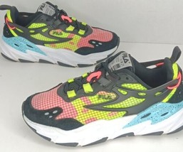 Fila Ray Tracer Evo Black Lime Pink Women’s Shoes Size 8 Sneakers 5RM017... - £23.35 GBP