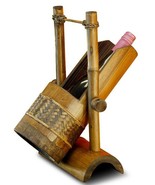 Bottle Stand Wood Holder Bamboo Gift Idea - $728.15 MXN