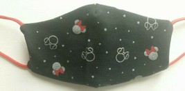 Disney&#39;s Minnie Mouse 2-in-1 Handmade Reversible Reusable Fabric Cloth Face Mask - £14.37 GBP