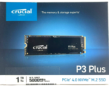Crucial - CT1000P3PSSD8 - P3 Plus 1TB PCIe Gen4 3D NAND NVMe M.2 SSD - $99.95