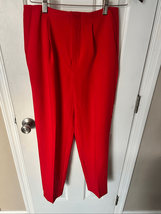 A New day red dress pants high rise size 2 stylish office wear - $24.75