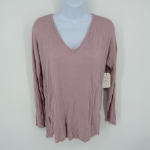 The Cozy Tee by Hippie Rose Womens Mauve Long Sleeve Top M NWT $29 - $12.87