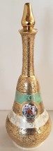 Le Mieux 24 K Hand Decorated Decanter / Tall Bottle Made in France Vintage 1930s - £110.80 GBP