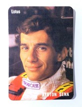 Ayrton Senna Lotus ✱ Rare Vintage F1 Formula 1 Pocket Calendar Portugal 1985 - £50.47 GBP