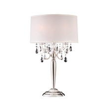 29.5 in. Crystal Silver Table Lamp - £209.90 GBP