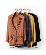 Japan Bat Sleeve Pocket Relaxed Tunic Soft Knit Cardigan!  - $12.50