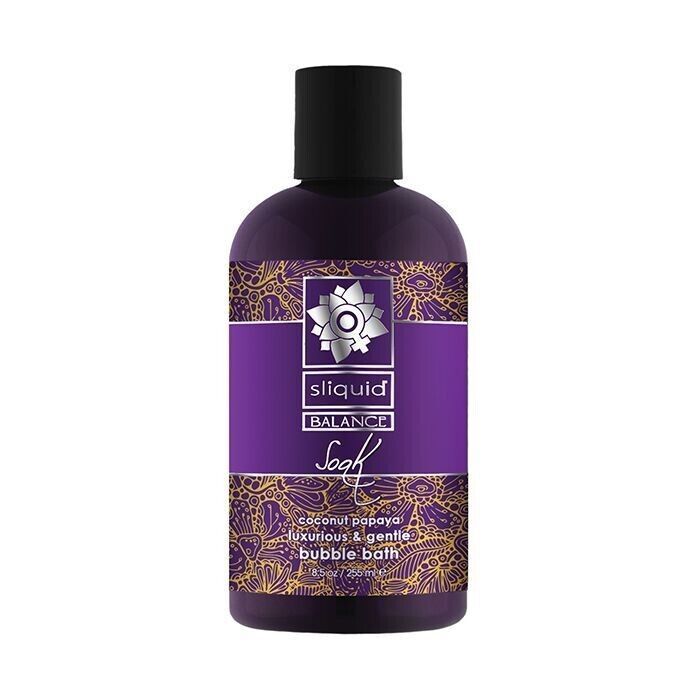 SLIQUID BALANCE SOAK GENTLE LUXURIOUS BUBBLE BATH COCONUT PAPAYA 8.5 oz - $15.67