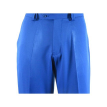 Men 2pc Walking Leisure Suit Short Sleeves By DREAMS Fancy 283-11 Royal Blue image 9