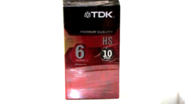 TDK HS Premium Quality VHS 120 min. 2 pack (liv rm) - $4.20