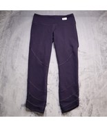 Lululemon Yoga Capri Pants Adult Plum Purple Lightweight Athletic Casual... - $39.58