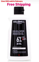 Goldwell System Developer Lotion 6% 20 Volume 33.8 oz - $24.69