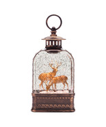 LED Deer Couple Snow Globe 11&quot;H - $106.27 CAD