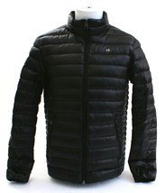 Calvin Klein Black Classic Zip Front Packable Down Jacket Men&#39;s NWT - £177.09 GBP