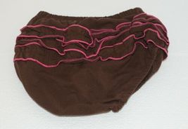 I love Baby Two piece Sun Top Ruffled Bloomers Hot Pink Brown Size 3 to4 T image 9