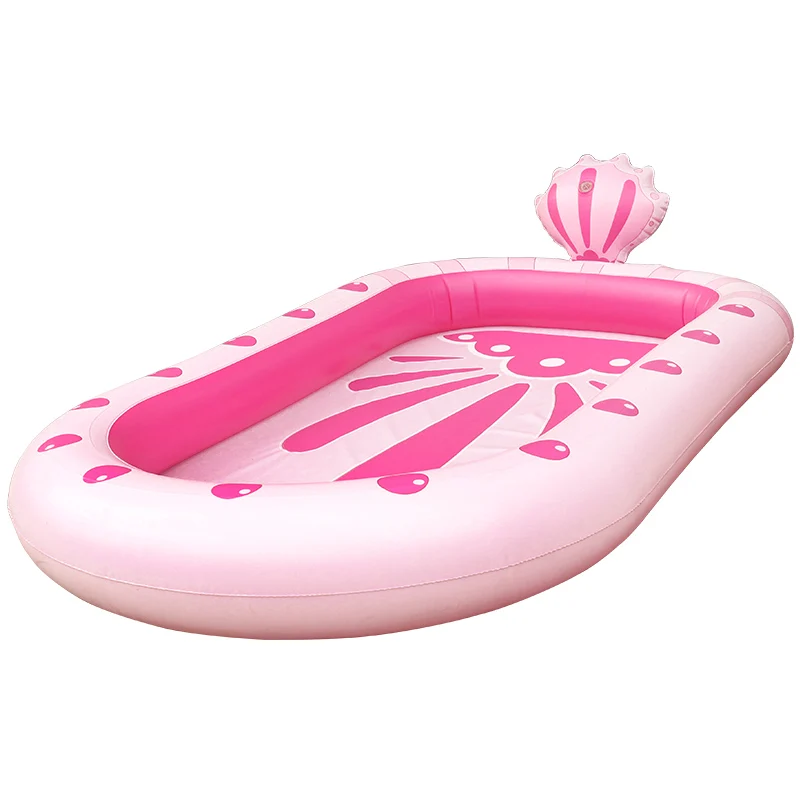Summer Kids Inflatable Water Splash Play Pool Toys Bathing Playing Sprinkler Mat - £63.06 GBP