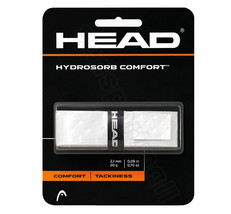 HEAD Hydrosorb Comfort Grip Tennis Tapes Tackiness White 2.1mm 1pc NWT 2... - £18.80 GBP