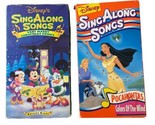 Disneys Sing Along Songs  Pocahontas Colors of the winD Merry Christmas ... - £5.59 GBP