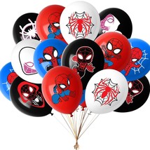 50 Packs Superhero Party Balloons Birthday Latex Balloons,Superhero Party Decora - £27.17 GBP