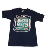 Boston MLB All Star Game 1999 Navy Blue Baseball T Shirt Size Medium - €25,93 EUR