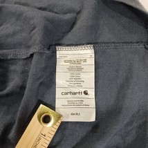 Carhartt K84 BLS Men's Blue Henley Cotton Pocket T-Shirt Short Sleeve Size 2XL image 7