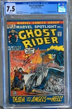 Marvel Spotlight #6 (1972) CGC 7.5 -- White pages; 2nd &amp; origin of Ghost Rider - £350.92 GBP