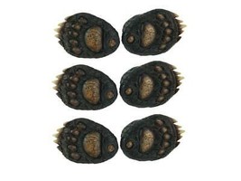 Rustic Western Black Bear Paw Drawer Cabinet Furniture Knobs Hardware Pack of 6 - £25.15 GBP