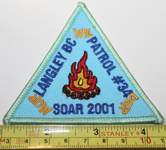 Girl Guides Canada SOAR 2001 Langley BC Patrol 34 Wil Der Mur Patch Badge - $11.46