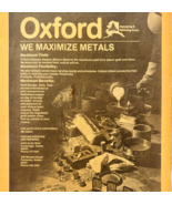 1983 Oxford Assaying &amp; Refining Advertisement Mining Gold Supply Vintage... - $464.13 MXN