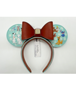 Disney Parks Dooney &amp; and Bourke Dogs Minnie Mouse Ears Headband 2024 Pl... - £197.00 GBP
