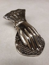 Vintage Art Deco Victorian Lady Hand Letter Clip Holder Art Nouveau Wall... - $69.10