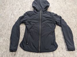 Kuhl Hooded Jacket Windbreaker Jacket Nylon Soft Shell Size XS Black - $32.99
