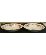 (2)  TWO Traditions Fine China Johann Haviland Moss Rose 8&quot; Soup Bowls - $22.58