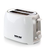 Better Chef Cool Touch Wide-Slot Toaster- White - £36.81 GBP