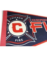 Vintage Chicago Fire MLS Soccer Team Pennant - £50.61 GBP