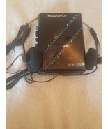 Magnavox D-6290/17 Cassette Recorder used with headphones vintage rare - $117.69