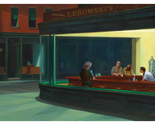The Big Lebowski Nighthawks Night Diner Giclee Art Print Poster 24x16 Mondo - $89.99
