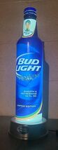 2014 BRASIL FIFA WORLD CUP BUD LIGHT 17” LIGHTED ADVERTISING BEER BOTTLE... - $59.89