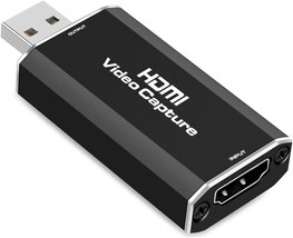 Audio Video Capture Card, HDMI to USB 2.0 [Plug &amp; Play] High Definition Acquisit - £13.86 GBP