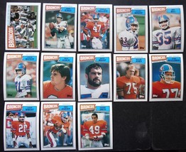 1987 Topps Denver Broncos Team Set of 13 Football Cards - £7.16 GBP