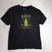 Eddie Bauer Men&#39;s Outdoor Baker Craft Brews Short Sleeve T-Shirt Size M - £16.61 GBP