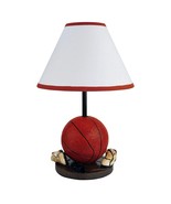 Basketball themed polyresin Accent Table Lamp Orange ORE 31604BA - £29.10 GBP