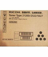 Ricoh Savin Lanier Black Toner Type 2120D/2522/5627  EDP Code 841337 Lot... - $136.75 CAD