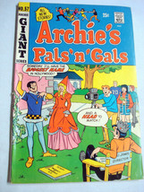 Archie&#39;s Pals &#39;n&#39; Gals #57 1970 Archie Comics VG+ Archie Sees Fortune Teller - £6.28 GBP