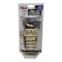 BELKIN IEEE 1284 PRINTER CABLE 6’ FOOT GOLD-SERIES F2A046-06-GLD SEALED NEW - £4.99 GBP