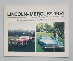 Original 1974 Lincoln - Mercury Sale Brochure CB - $14.99