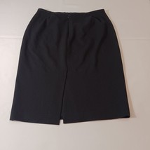 Grace Elements Women’s Back Zipper &amp; Slit Black Skirt Size 10 - $13.45