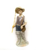 Lladro Fisher Boy 4809 Porcelain Sculpture 1972 Made in Spain 202101655C - £59.14 GBP