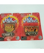 Racing Champions Set of 2 Ford Mustang KISS Hot Tracks Cars 1:64 Card Da... - £23.35 GBP