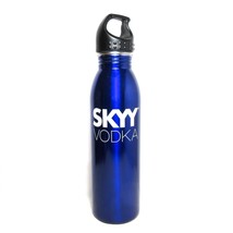 Skyy Vodka Water Bottle Electric Blue h2 go solus 24oz Stainless Steel NOS - £39.29 GBP