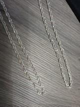 925 Sterling Silver Twisted Chain 48&quot; in 4 mm wide free shipping - £71.09 GBP